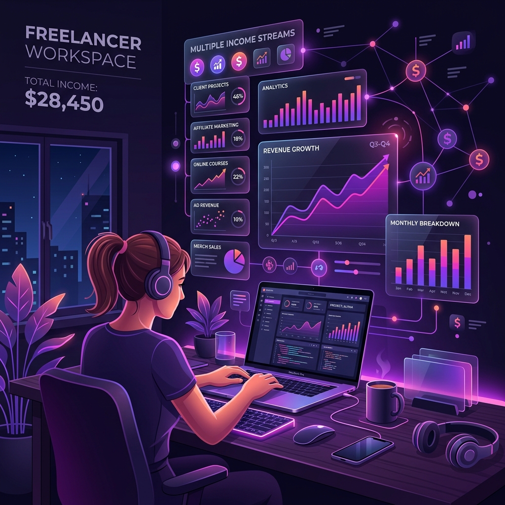 Freelancer's Guide: Managing Multiple Income Streams with DevinBook
