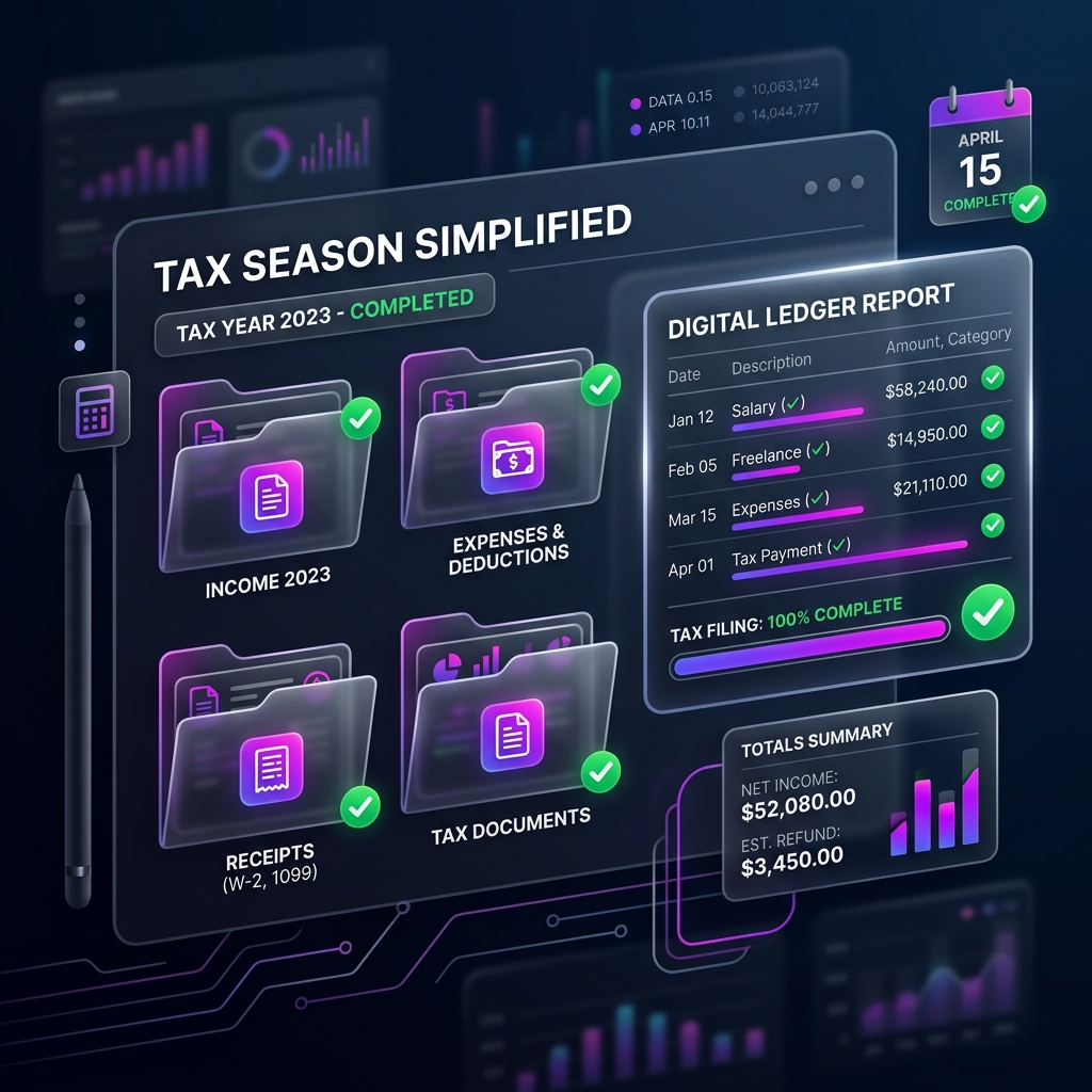 Tax Season Simplified: Exporting and Organizing Your DevinBook Ledger